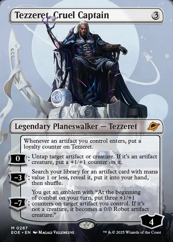 Tezzeret, Cruel Captain (287) - [Borderless] Edge of Eternities (EOE)