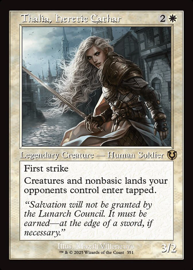 Thalia, Heretic Cathar - [Retro Frame] Innistrad Remastered (INR)