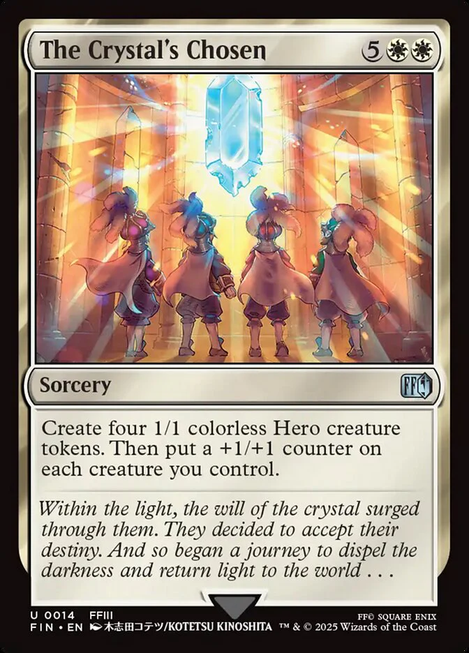 The Crystal's Chosen (14) - [Foil] Final Fantasy (FIN)