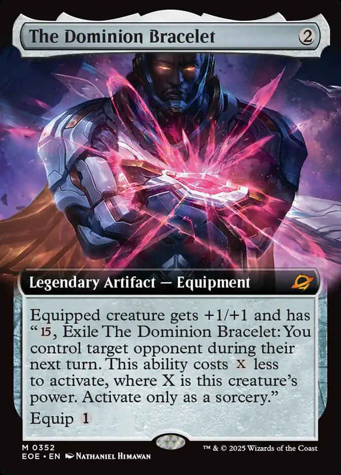 The Dominion Bracelet (352) - [Foil, Extended Art] Edge of Eternities (EOE)