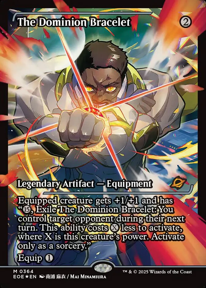 The Dominion Bracelet (364) - [Foil, Borderless] Edge of Eternities (EOE)