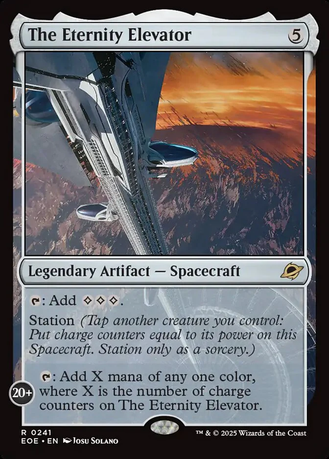The Eternity Elevator (241) - [Foil] Edge of Eternities (EOE)