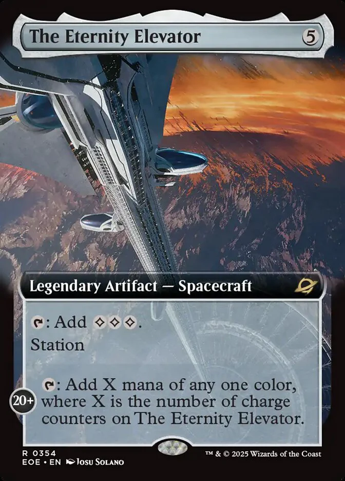 The Eternity Elevator (354) - [Foil, Extended Art] Edge of Eternities (EOE)
