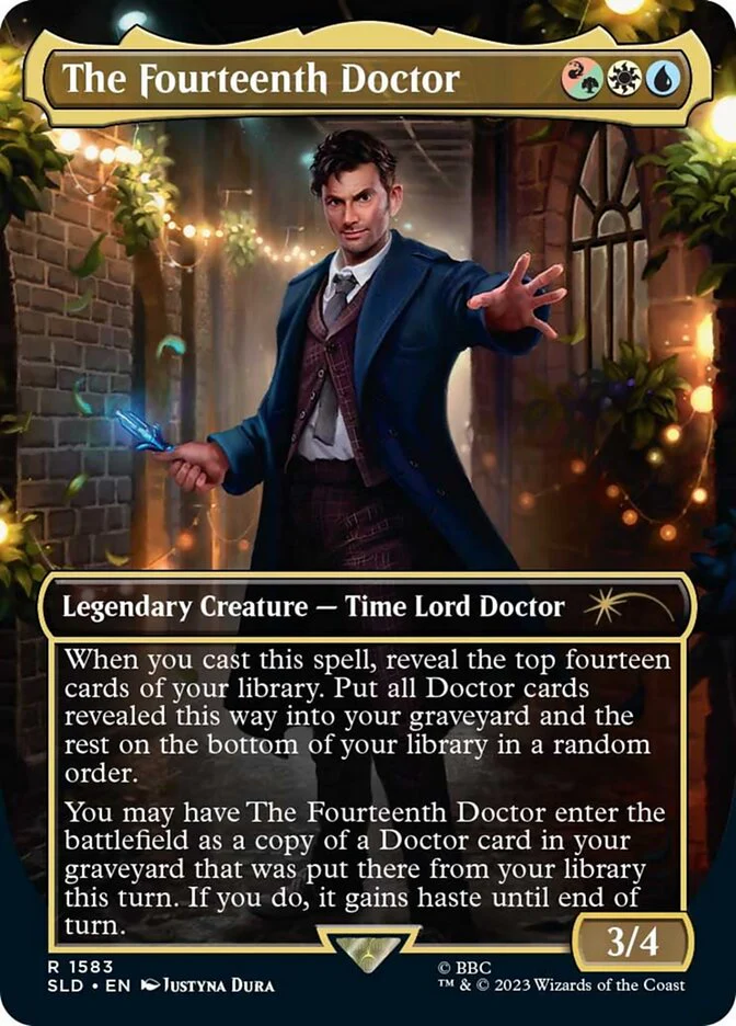 The Fourteenth Doctor (1583) - [Borderless] Secret Lair Drop (SLD)