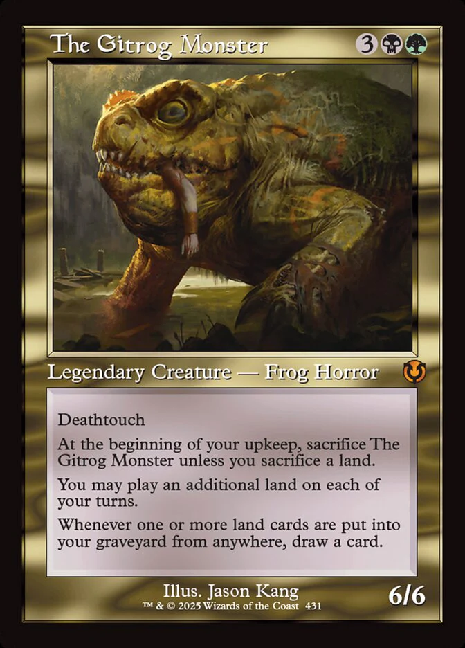The Gitrog Monster - [Foil, Retro Frame] Innistrad Remastered (INR)