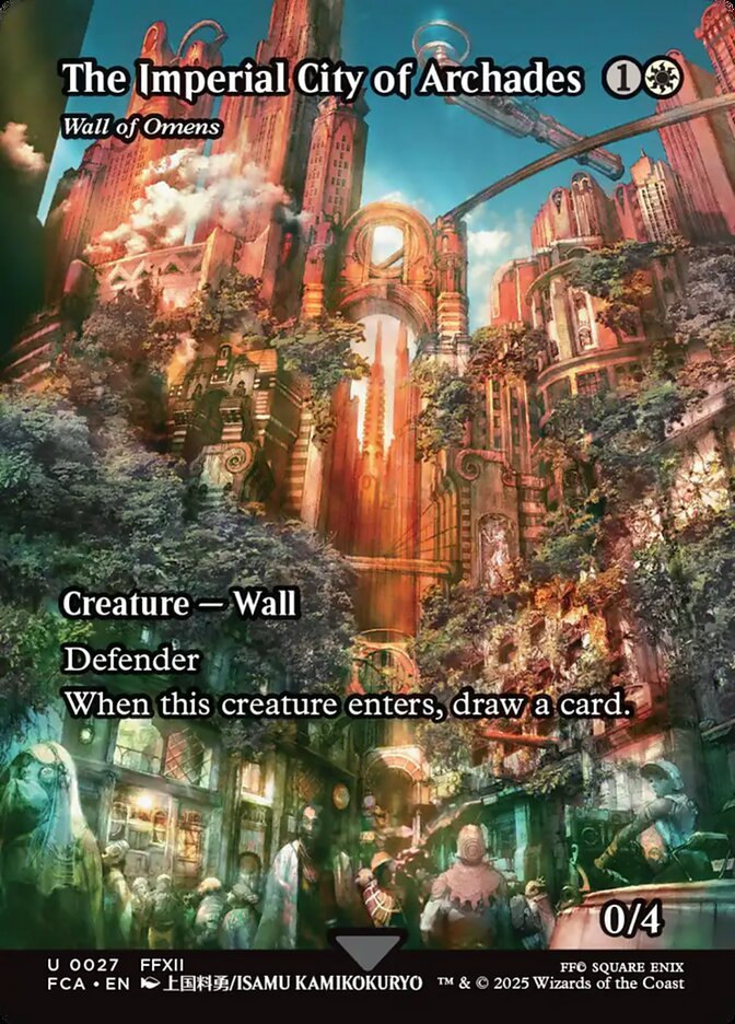 The Imperial City of Archades - Wall of Omens (27) - [Borderless] Final Fantasy: Through the Ages (FCA)