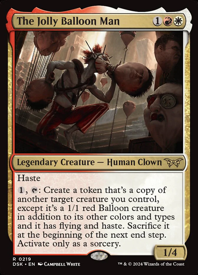 The Jolly Balloon Man - [Foil] Duskmourn: House of Horror (DSK)