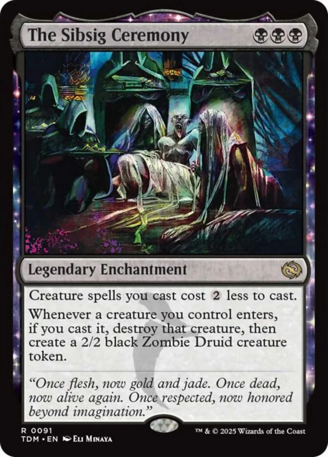 The Sibsig Ceremony (91) - Tarkir: Dragonstorm (TDM)