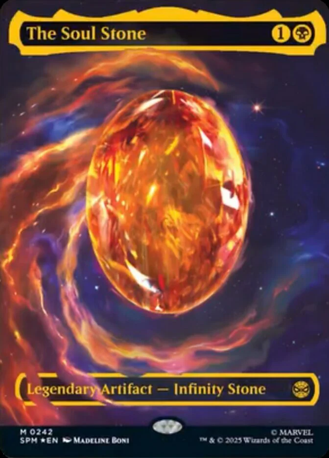 The Soul Stone (242) - [Foil, Borderless] Marvel's Spider-Man (SPM)