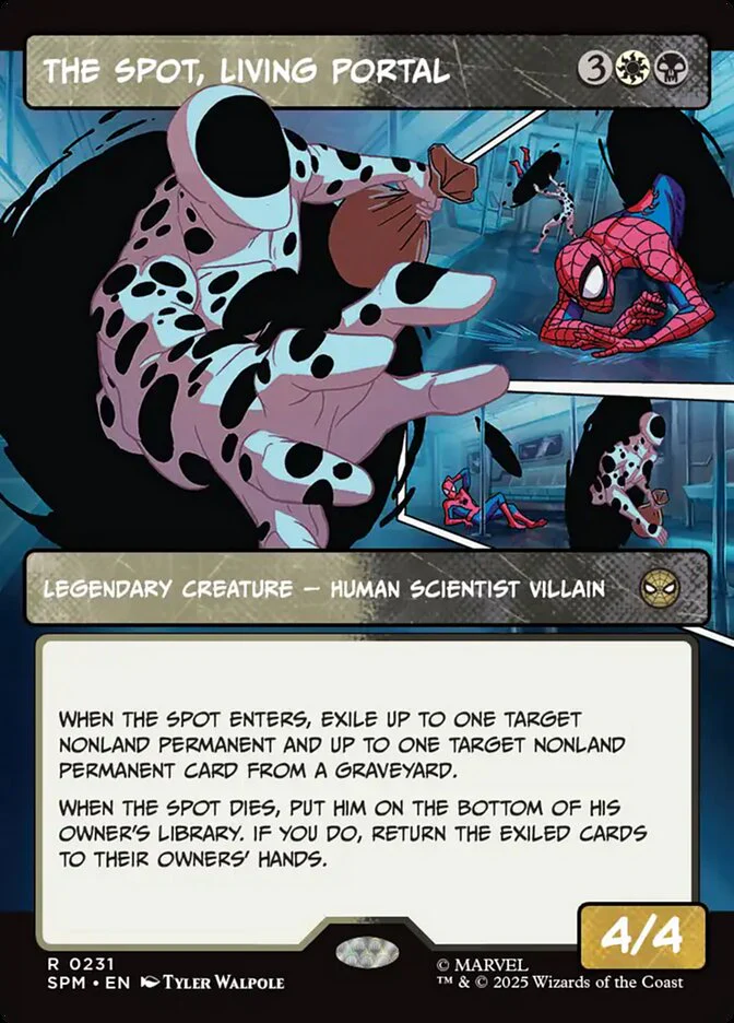The Spot, Living Portal (231) - [Foil, Showcase] Marvel's Spider-Man (SPM)