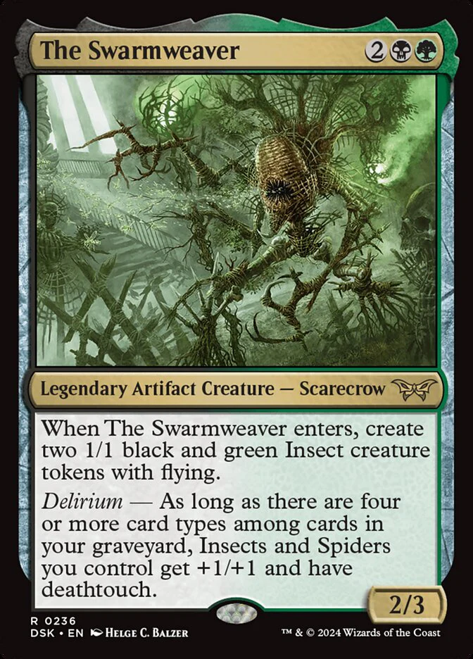 The Swarmweaver - [Foil] Duskmourn: House of Horror (DSK)