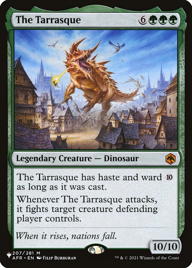 The Tarrasque - The List (PLST)