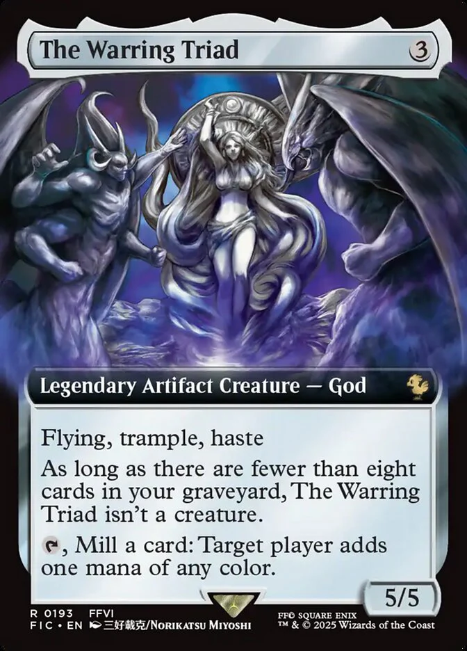 The Warring Triad (193) - [Extended Art] Final Fantasy Commander (FIC)