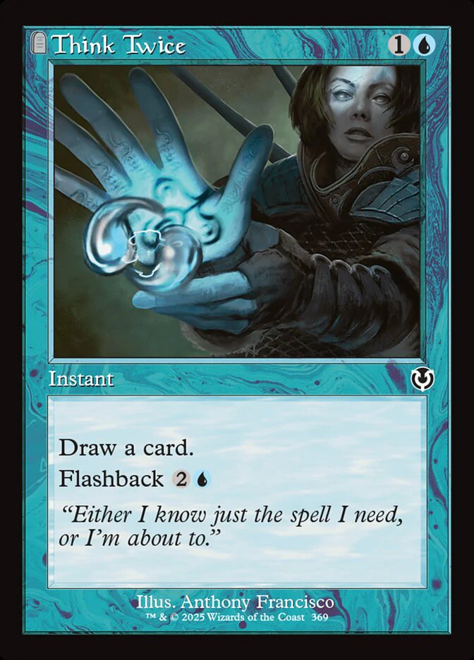 Think Twice - [Foil, Retro Frame] Innistrad Remastered (INR)