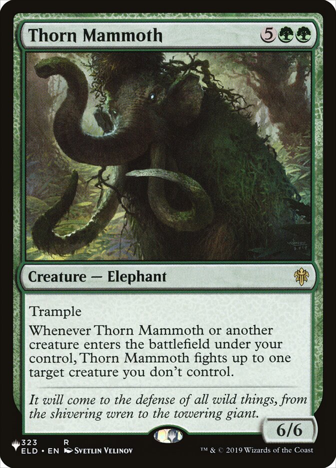 Thorn Mammoth - The List (PLST)