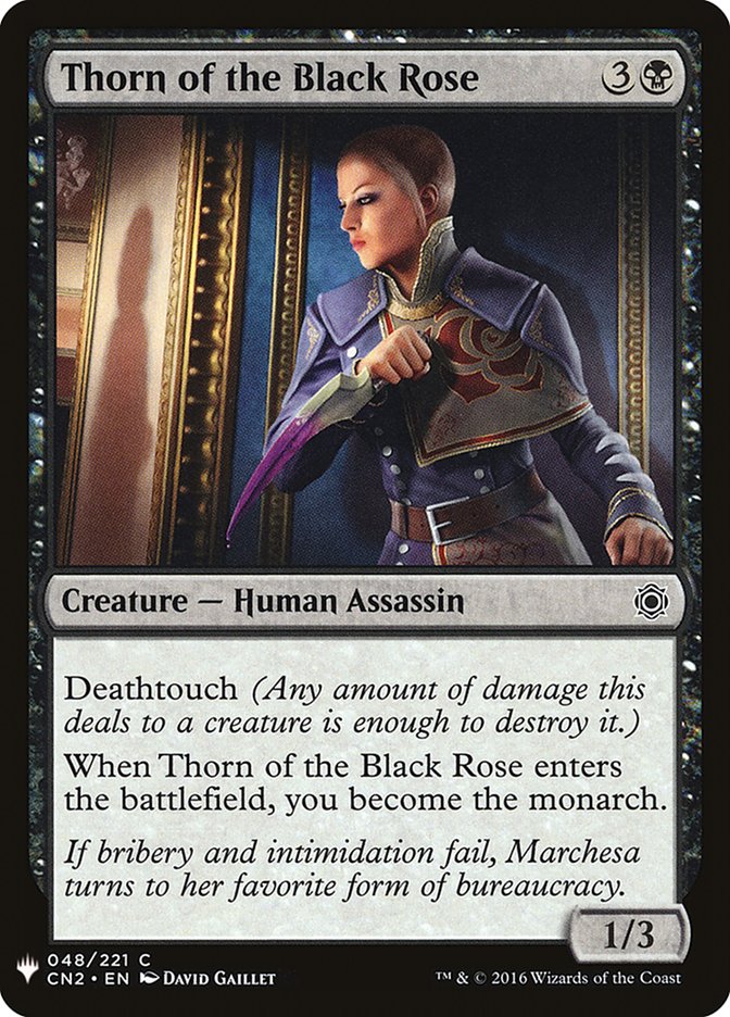Thorn of the Black Rose - The List (PLST)