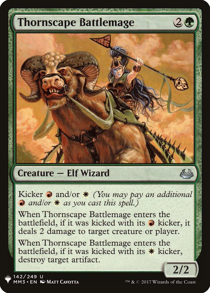 Thornscape Battlemage - The List (PLST)
