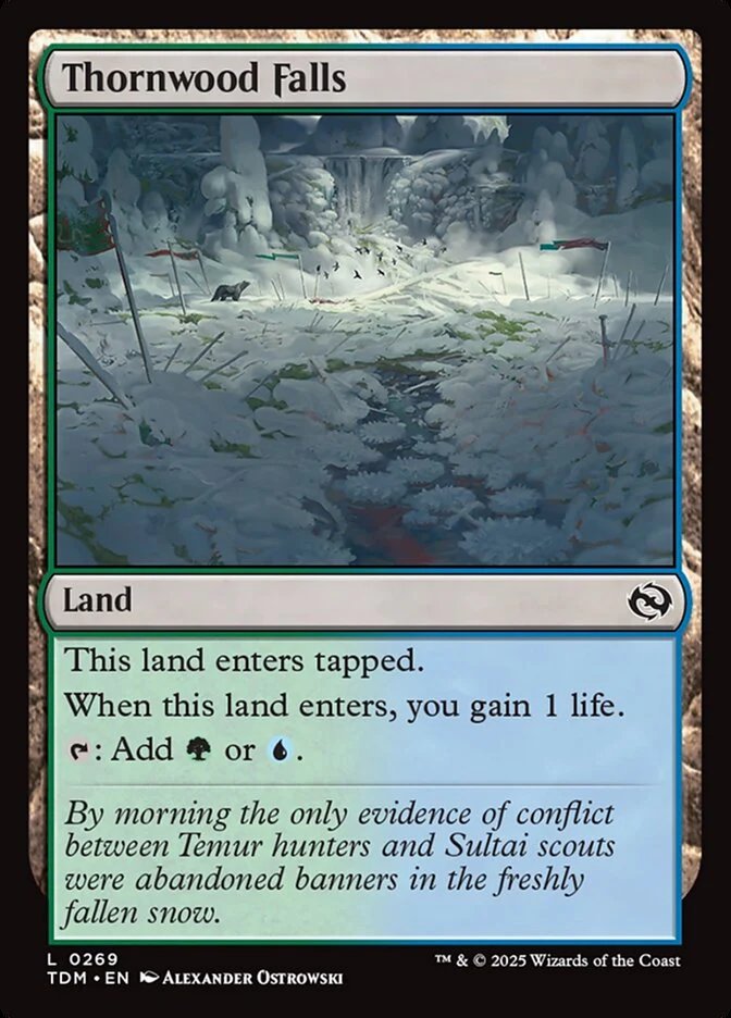 Thornwood Falls (269) - [Foil] Tarkir: Dragonstorm (TDM)