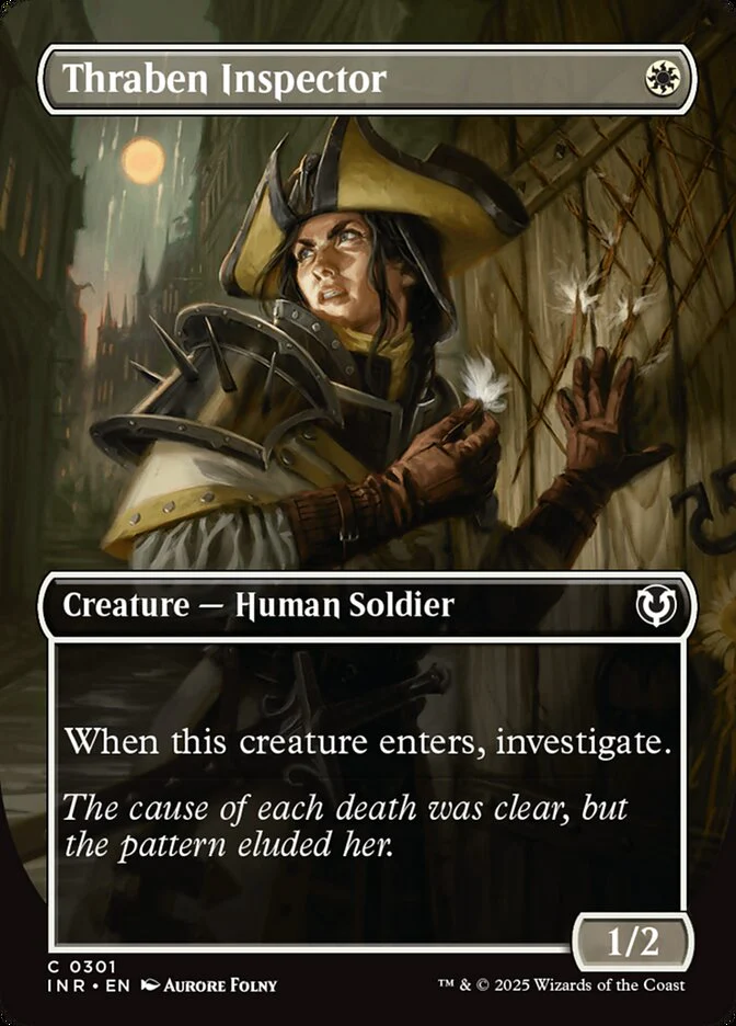 Thraben Inspector - [Foil, Borderless] Innistrad Remastered (INR)