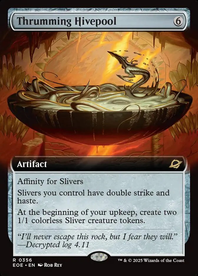 Thrumming Hivepool (356) - [Foil, Extended Art] Edge of Eternities (EOE)