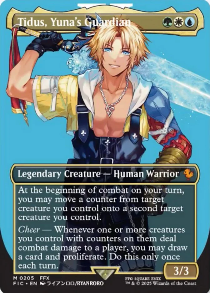 Tidus, Yuna's Guardian (205) - [Borderless] Final Fantasy Commander (FIC)