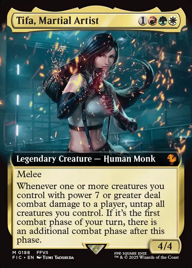 Tifa, Martial Artist (188) - [Extended Art] Final Fantasy Commander (FIC)