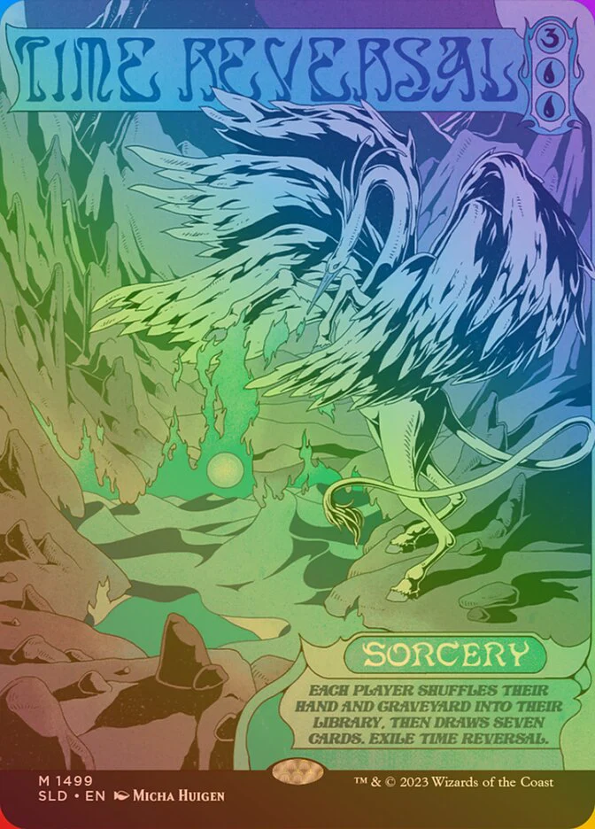 Time Reversal (1499‚òÖ) - [Foil, Borderless] Secret Lair Drop (SLD)