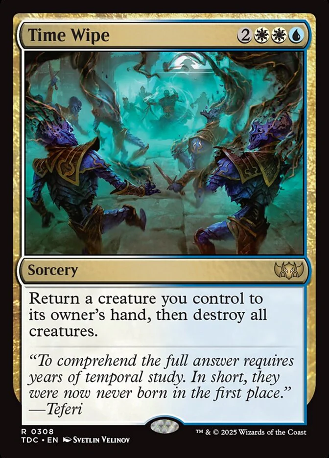 Time Wipe - Tarkir: Dragonstorm Commander (TDC)