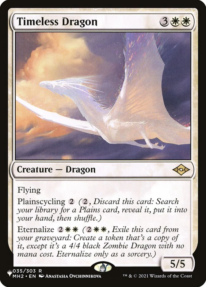 Timeless Dragon - The List (PLST)
