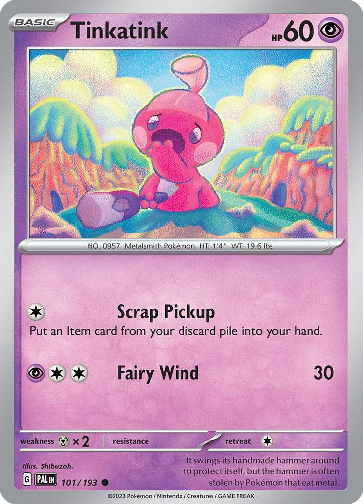Tinkatink (101/193) - [Reverse Holo] Paldea Evolved (PAL)