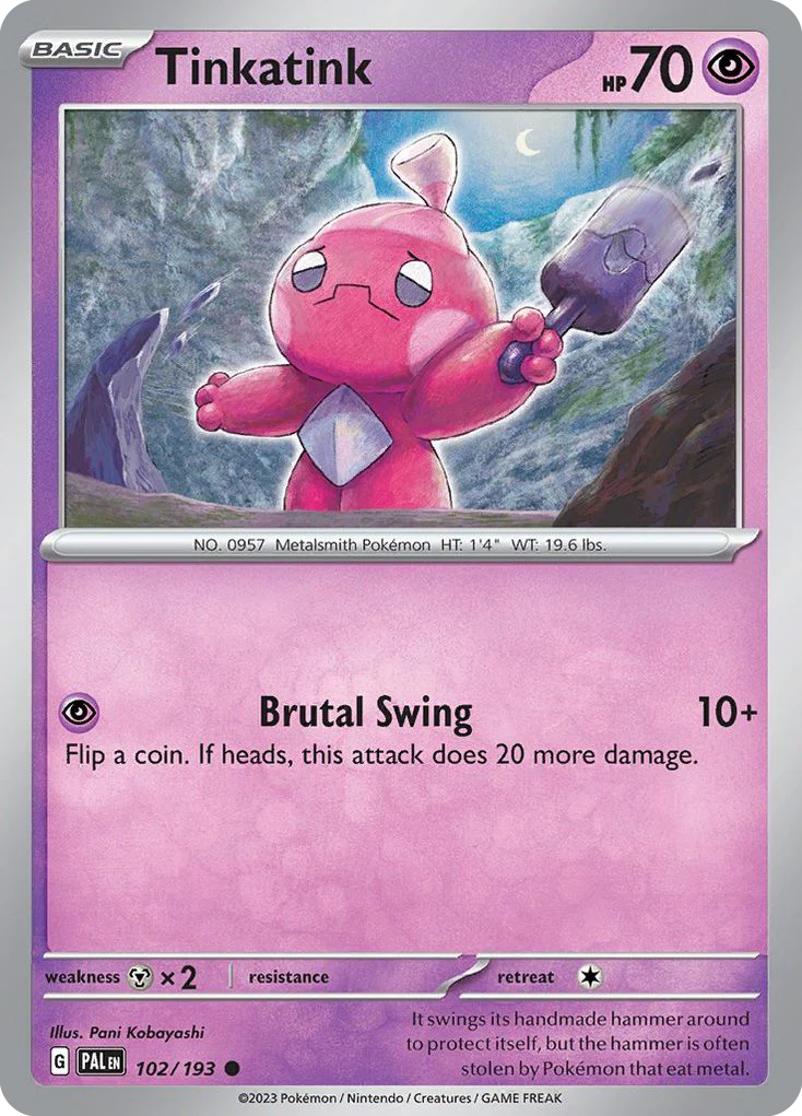Tinkatink (102/193) - Paldea Evolved (PAL)