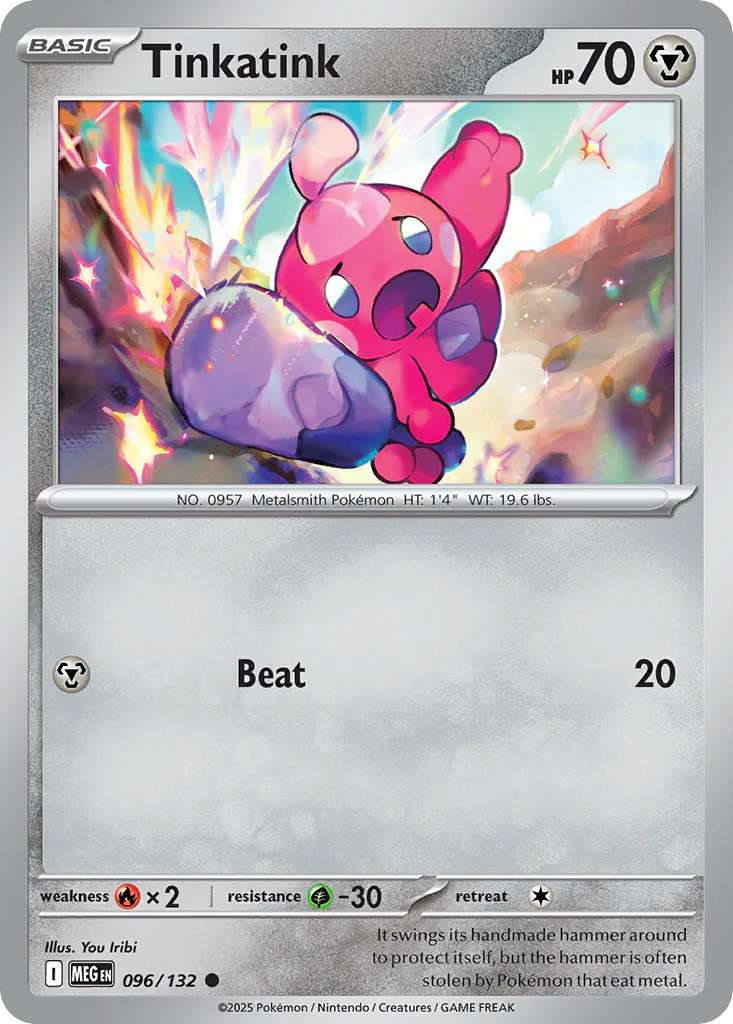 Tinkatink (96/132) - [Reverse Holo] Mega Evolution (MEG)