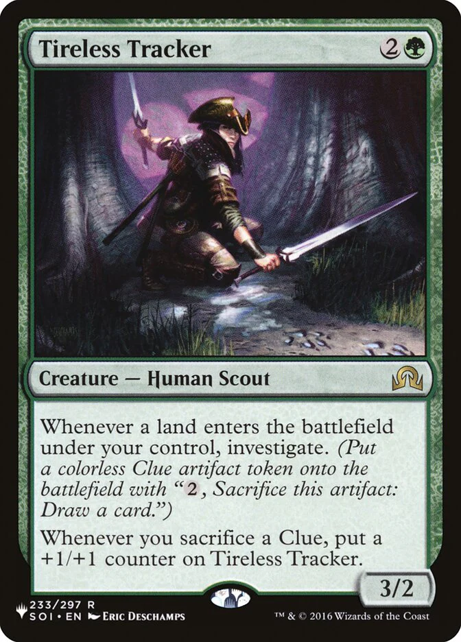 Tireless Tracker - The List (PLST)