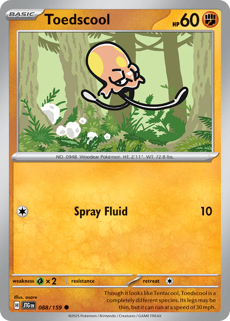 Toedscool (88/159) - [Reverse Holo] Journey Together (JTG)