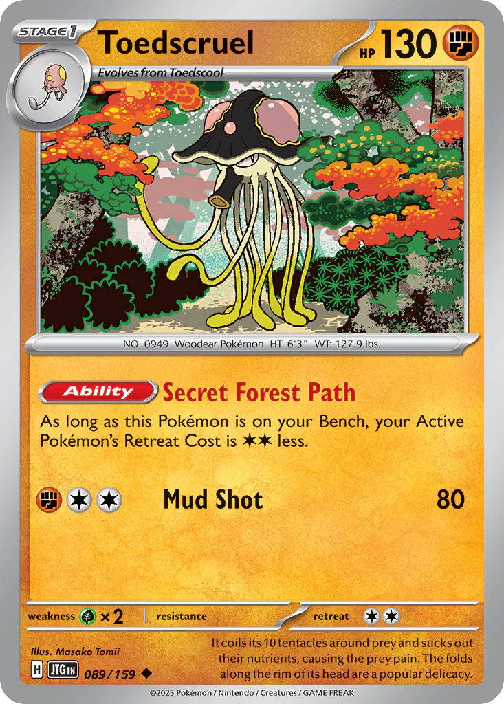 Toedscruel (89/159) - [Reverse Holo] Journey Together (JTG)