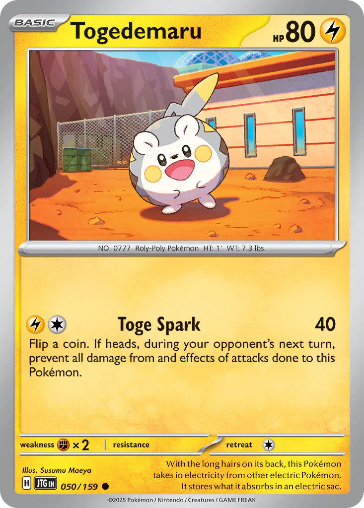 Togedemaru (50/159) - [Reverse Holo] Journey Together (JTG)