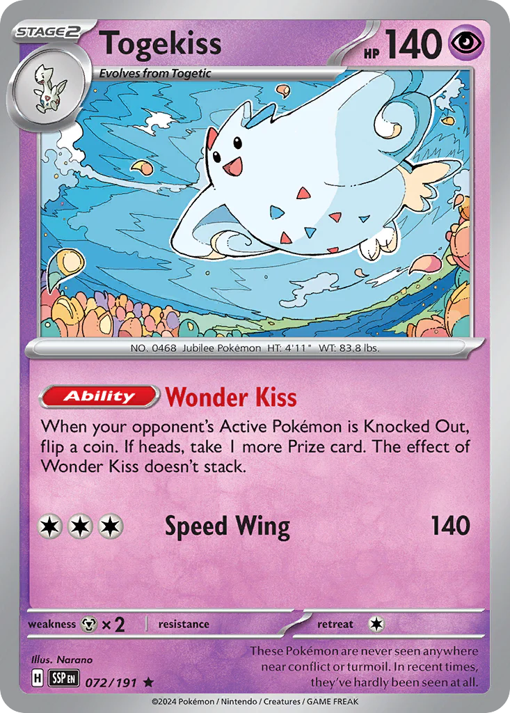 Togekiss (72/191) - [Holo Foil] Surging Sparks (SSP)