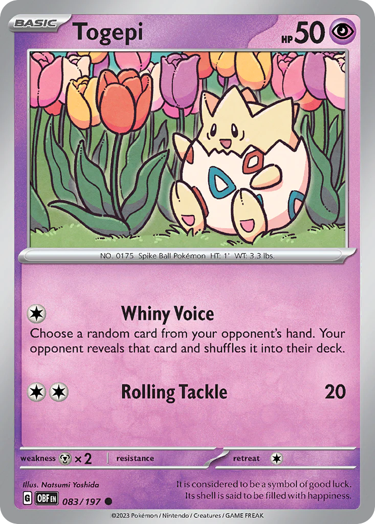 Togepi (83/197) - Obsidian Flames (OBF)