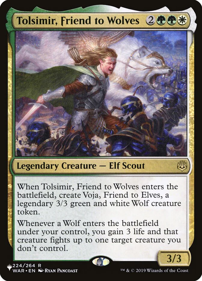Tolsimir, Friend to Wolves - The List (PLST)