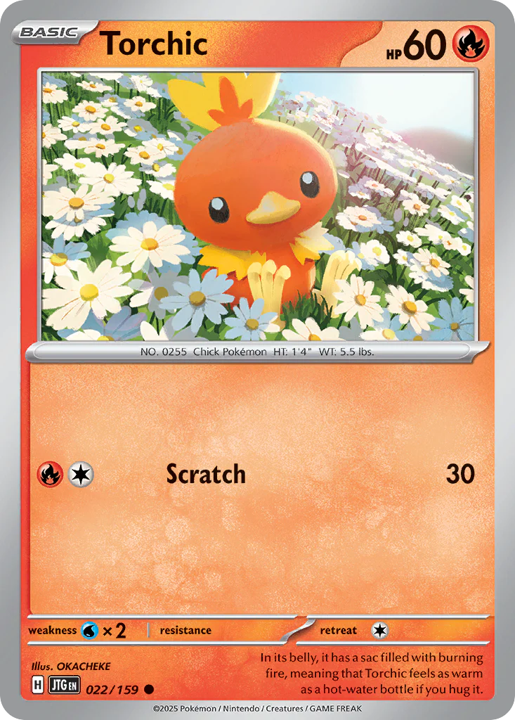 Torchic (22/159) - [Reverse Holo] Journey Together (JTG)