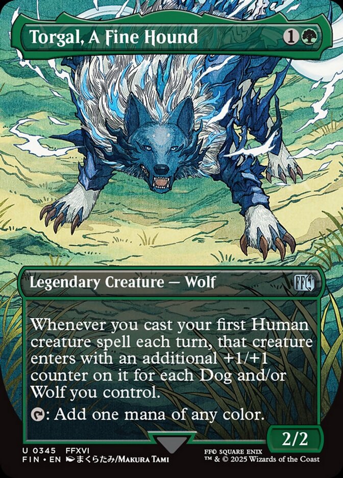 Torgal, A Fine Hound (345) - [Borderless] Final Fantasy (FIN)