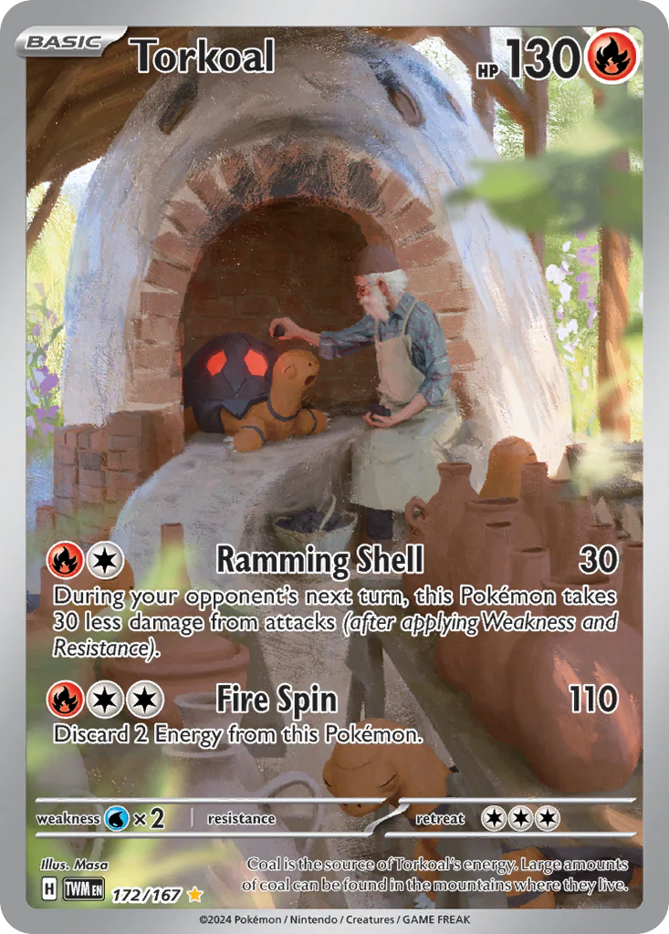 Torkoal (172/167) - [Illustration Rare] Twilight Masquerade (TWM)