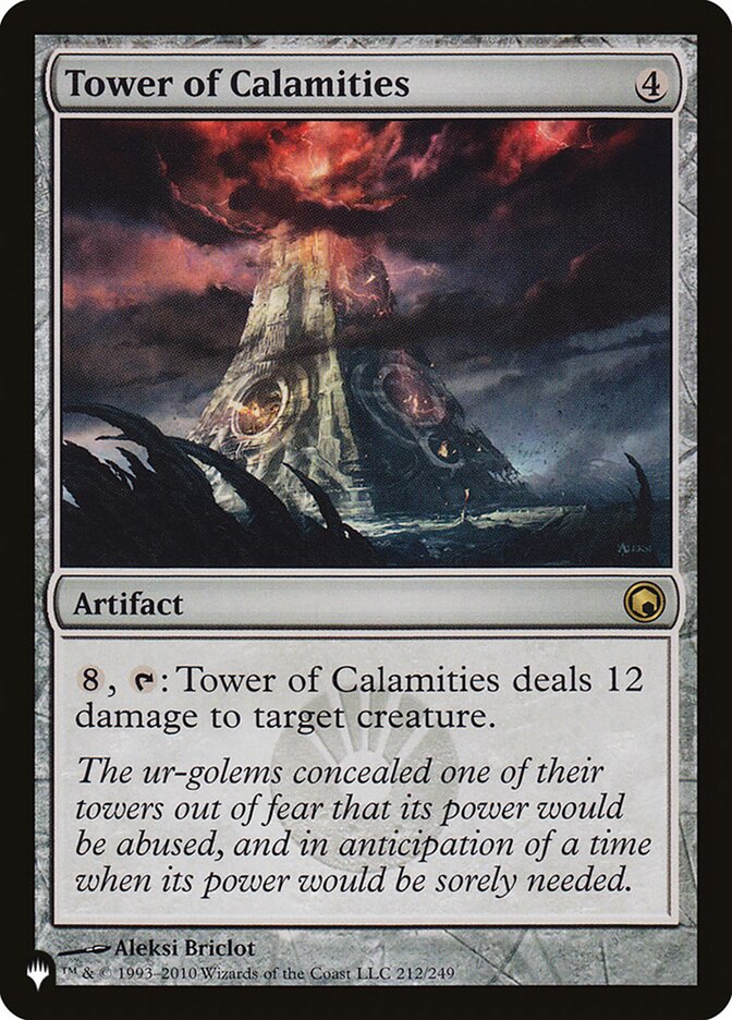 Tower of Calamities - The List (PLST)