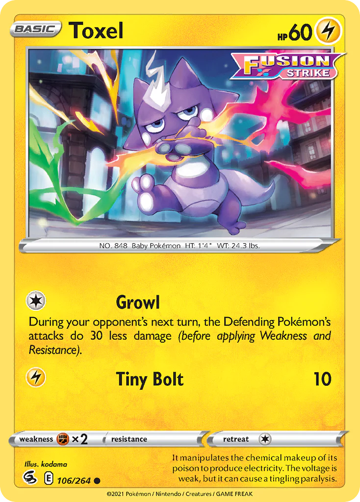 Toxel (106/264) - Fusion Strike (FST)