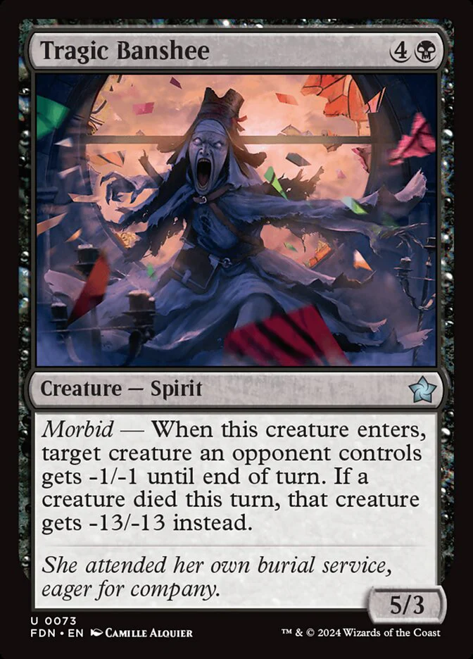 Tragic Banshee - [Foil] Foundations (FDN)