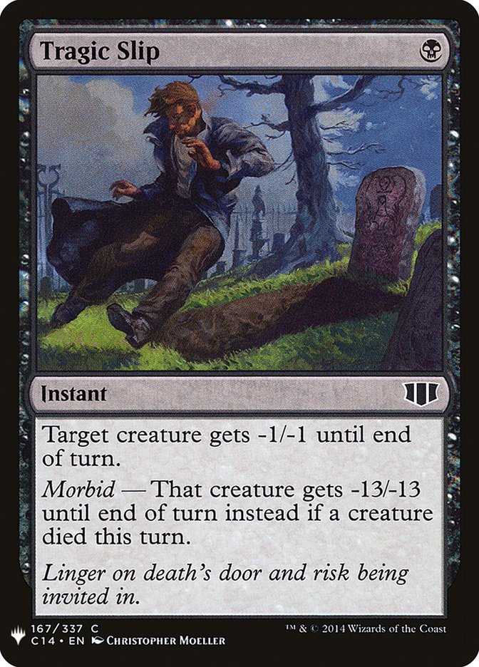 Tragic Slip - The List (PLST)