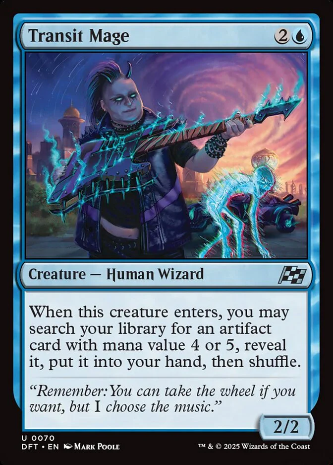 Transit Mage - [Foil] Aetherdrift (DFT)