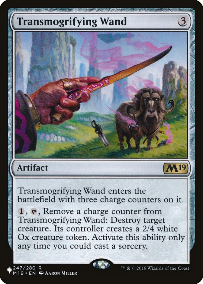 Transmogrifying Wand - The List (PLST)
