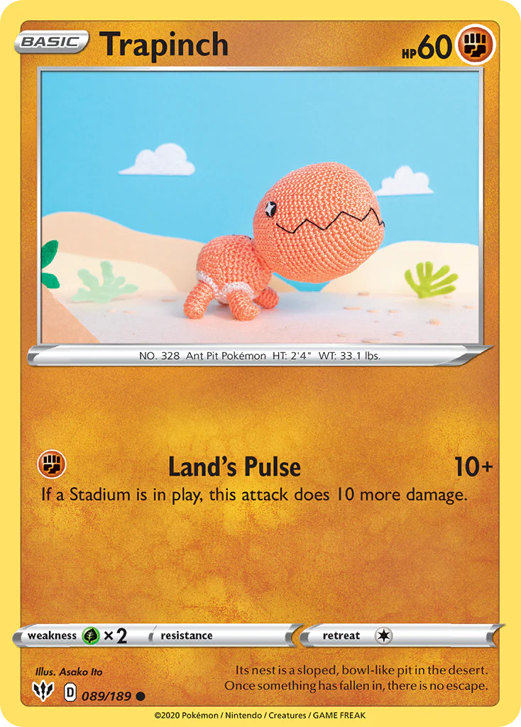 Trapinch (89/189) - Darkness Ablaze (DAA)