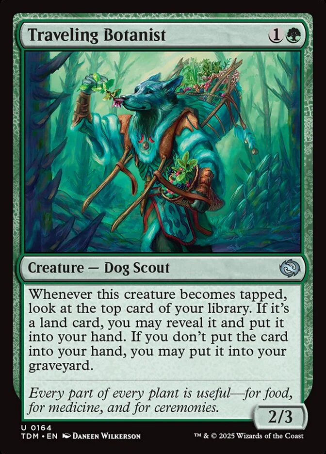 Traveling Botanist (164) - [Foil] Tarkir: Dragonstorm (TDM)